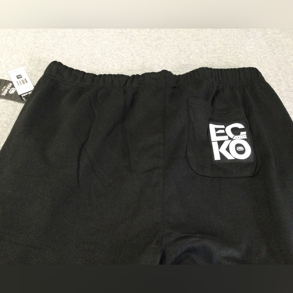 Ecko Unlimited Black w/ White Camo Sweatpants Size XXL EO31G624 - Picture 9 of 10